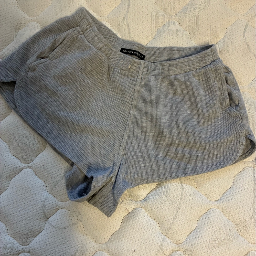 Brandy Melville waffle short shorts